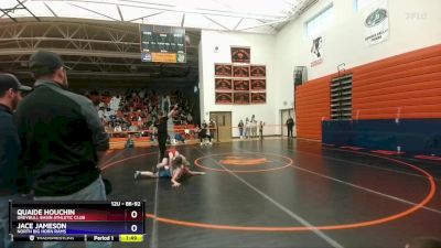 86-92 lbs Round 3 - Quaide Houchin, Greybull Basin Athletic Club vs Jace Jameson, North Big Horn Rams