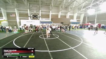 150 lbs Cons. Round 4 - Isaac Salazar, Cedar Valley vs Carson Branson, Marsh Valley