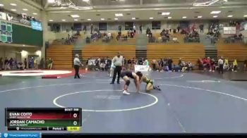 126 lbs Cons. Round 3 - Evan Coito, Saint Augustine vs Jordan Camacho, Slam Academy