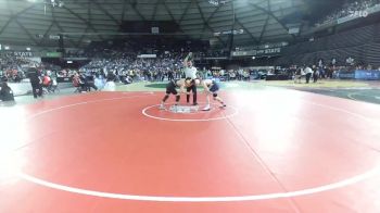 Boys 3A 120 lbs Champ. Round 2 - Ziggy Silva, Roosevelt vs Cameron Grant, Everett