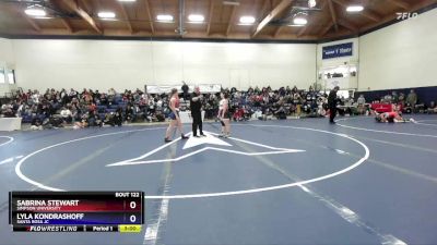 160 lbs Cons. Round 1 - Lyla Kondrashoff, Santa Rosa JC vs Sabrina Stewart, Simpson University