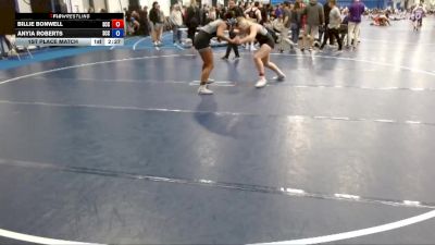 160 lbs 1st Place Match - Anyia Roberts, Southeast CC vs Billie Bonwell, Southeast CC