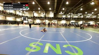 118Yellow lbs Rr Rnd 1 - Logan Bellis, Tioga vs Dylan Green, Shenendehowa