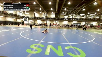 118Yellow lbs Rr Rnd 1 - Logan Bellis, Tioga vs Dylan Green, Shenendehowa