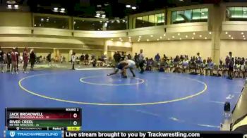 285 lbs Round 2 (10 Team) - Jack Broadwell, Indiana Smackdown Black vs River Creel, Rip Tide Wrestling