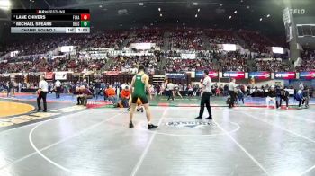 AA - 165 lbs Champ. Round 1 - Lane Chivers, Flathead (Kalispell) vs Michael Spears, Belgrade