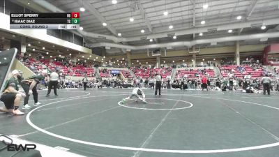 49 lbs Cons. Round 3 - Isaac Diaz, Team Central vs Elliot Sperry, NW GRAPPLERS
