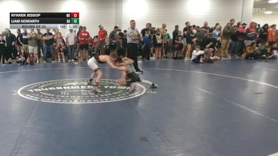 70 lbs Round Of 32 - Rykker Jessop, MT vs Liam Howarth, NC