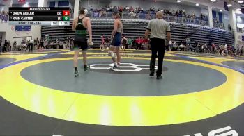 144 lbs Quarterfinal - Kain Carter, Eastside vs Drew Aigler, Columbian