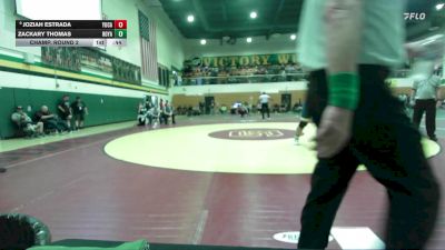 285 lbs Champ. Round 2 - Zackary Thomas, Royal vs Joziah Estrada, Yucaipa