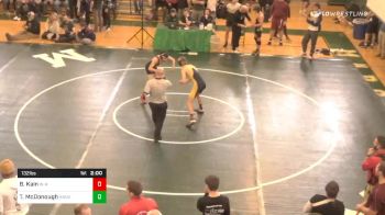 132 lbs Prelims - Braden Kain, Whitman-Hanson vs Tomas McDonough, Hanover