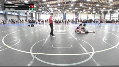 154 lbs Round Of 16 - Tyler Ritenour, VA vs Kody James, IN