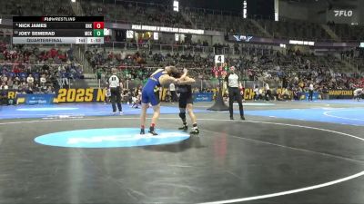 149 lbs Quarterfinal - Joey Semerad, McKendree vs Nick James, Neb.-Kearney