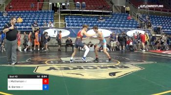 138 lbs Rnd Of 128 - Ivan Matherson, Arizona vs Brendan Barnes, Montana