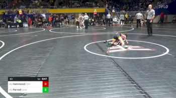 60 lbs Rd 7 - Consi-semis - Isabella Hammond, Port Allegany vs Ireland Parnell, Quaker Valley