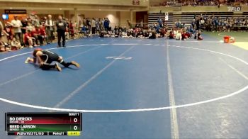 130 lbs Semis (4 Team) - Bo Diercks, Rocori vs Reed Larson, Bemidji