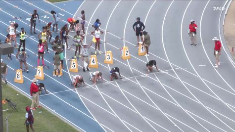 Youth Girls' 100m Hurdles, Semi-Finals 6 - Age 13