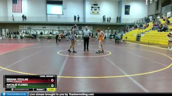 135 lbs Cons. Round 1 - Briana Titular, Yamhill-Carlton vs Natalie Flores, Hillsboro