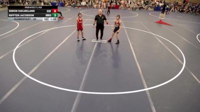 Elementary - 100 lbs Arron Goepfert, Centennial vs Preston Misgen, NRHEG