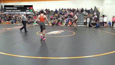 110 lbs Quarterfinal - Jacoby Colthurst, Big Game Wrestling Club vs Brecken Bral, Yilek Wrestling Club