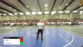 123 lbs Consi Of 4 - Austin Pahl, WAR Wrestling Club vs Krew Burden, Snowflake Lobos