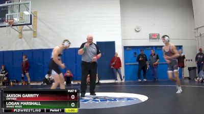 150 lbs Cons. Round 3 - Logan Marshall, Snake River vs Jaxson Garrity, Owyhee