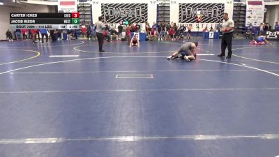 114 lbs Round Of 16 - Carter Ickes, Chestnut Ridge vs Jacob Rizor, West Greene