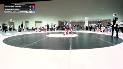 110-115 lbs Cons. Semis - Mackenzie Tibbals, OK vs Alexis Wiltshire, OK