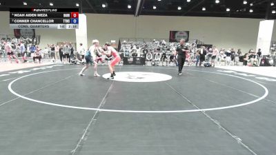 138 lbs Cons. Quarters - Noah Aiden Meza, Basement Brawlers vs Conner Chancellor, Team Tulsa Wrestling Club