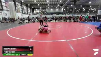 106 lbs Semifinal - Maddox Heck, King William vs Keegan Hersey, Hickory Wrestling Club