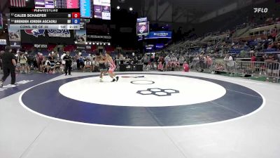 132 lbs Cons. Rd Of 32 - Caleb Schaefer, IN vs Brenden Jorden Agcaoili, NV