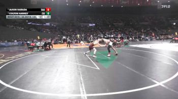 5A Boys 138 lbs Semifinal - Colton Hankey, Crescent Valley Boys vs Jaxon Harada, Thurston Boys