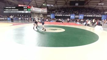 Boys 4A 120 lbs Cons. Round 2 - Vincent Hunt, Moses Lake vs Emillio Hinojosa, Chiawana