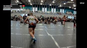 190 lbs Round 1 (4 Team) - Gavin Miles, Trojan WC vs Sal Bonacasa, Pasco Wolfpack WC