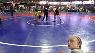 165 lbs Semifinal - Clayton Cox, Powell Wrestling Club vs Kamden Kraft, Dakota Rattlers