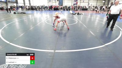 138 lbs Consi Of 8 #2 - Connor Peterson, MN vs Zane Leitzel, MD