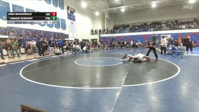 157 lbs Cons. Round 5 - Josh Macdonald, Lake City vs Amado Stewart, St. Maries
