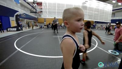 52 lbs Consi Of 4 - Raymond Barron, Clinton Youth Wrestling vs Gordon Hoselton, El Reno Wrestling Club