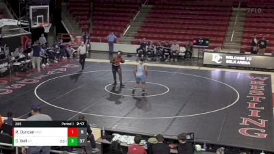 285 lbs Finals (2 Team) - Christian Bell, The Citadel vs Rasheen Duncan, Morgan State