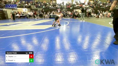 49 lbs Quarterfinal - Ethan Taylor, Lexington Wrestling Club vs Cash Foust, Tuttle Wrestling