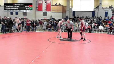 165 lbs Quarterfinal - Jonathan Lucas, Concord-Carlisle vs Cody Coonrod, Northbridge