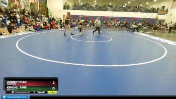 195 lbs Semifinal - Kendall Sage, Post Falls vs Jorden Tyler, Sandpoint