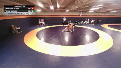 132 lbs 3rd Place Match - Bridger Olsen, Syracuse Wrestling Club vs Evan Craner, Grantsville Wrestling Club
