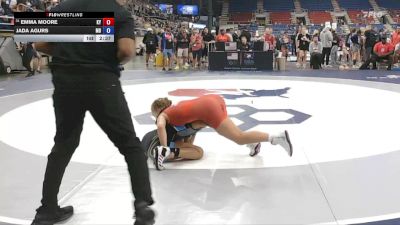 105 lbs Champ. Rd Of 64 - Emma Moore, KY vs Jada Agurs, MD
