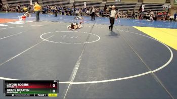 85 lbs Placement (4 Team) - Grady Braaten, Minnewaska vs Jayden Rogers, Staples
