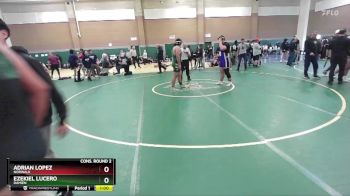 285 lbs Cons. Round 2 - Adrian Lopez, Norwalk vs Ezekiel Lucero, Damien