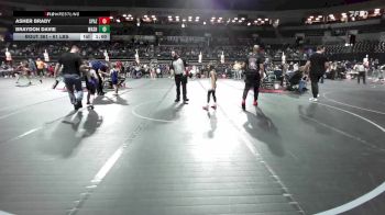 61 lbs Consi Of 8 #2 - Asher Brady, Spazz Wrestling vs Braydon Davie, Washington Y