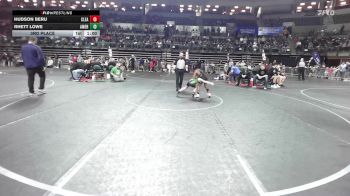 65 lbs 3rd Place - Hudson Beru, Clearview vs Rhett Lowe, American MMAW