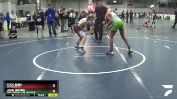 130 lbs Champ. Round 1 - Todd Bush, Grandville WC vs John Owens, Peer Pressure Elite Wrestling