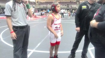 114 lbs Quarterfinal - Dominic Dunbar, Eaglecrest WC vs Roman Medina, Widefield WC